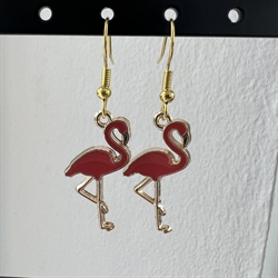 Flamingo - øreringe